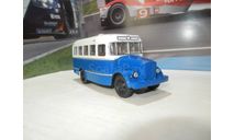 Автобус ПАЗ-651 бело-синий DEMPRICE, масштабная модель, 1:43, 1/43