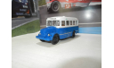 Автобус ПАЗ-651 бело-синий DEMPRICE, масштабная модель, 1:43, 1/43