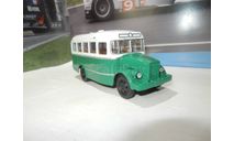 Автобус ПАЗ-651 бело-зеленый DEMPRICE, масштабная модель, 1:43, 1/43