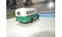 Автобус ПАЗ-651 бело-зеленый DEMPRICE, масштабная модель, 1:43, 1/43