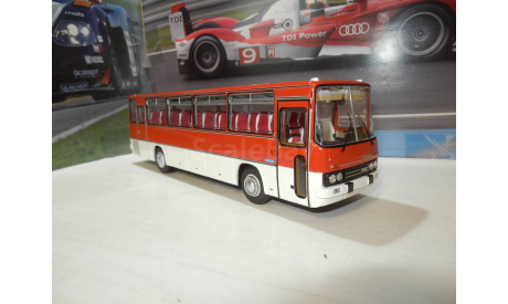 Автобус Икарус-256.51 красный без номеров, масштабная модель, Ikarus, DEMPRICE, scale43