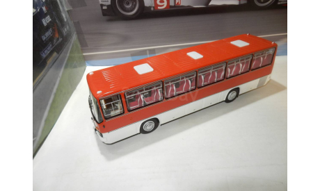 Автобус Икарус-256.51 красный без номеров, масштабная модель, Ikarus, DEMPRICE, scale43