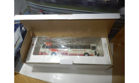 С РУБЛЯ!!! Автобус Икарус-250.70 клубничный, масштабная модель, Ikarus, DEMPRICE, 1:43, 1/43