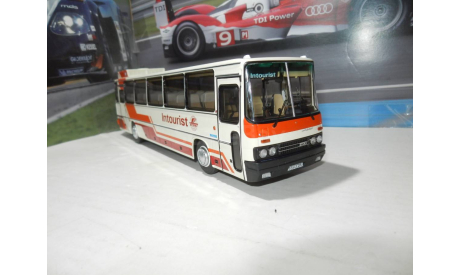 Автобус Икарус 250.70 клубничный, масштабная модель, DEMPRICE, scale43, Ikarus