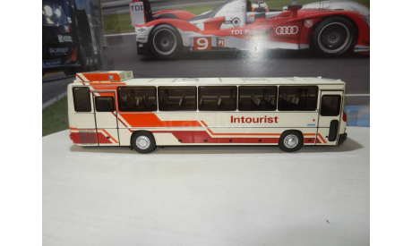 Автобус Икарус-250.70 земляничный, масштабная модель, DEMPRICE, scale43, Ikarus