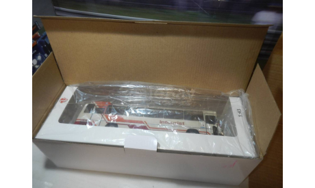 Автобус Икарус-250.70 земляничный, масштабная модель, DEMPRICE, scale43, Ikarus