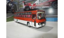 Автобус Икарус-256.51 шарлах без номеров, масштабная модель, Ikarus, DEMPRICE, 1:43, 1/43
