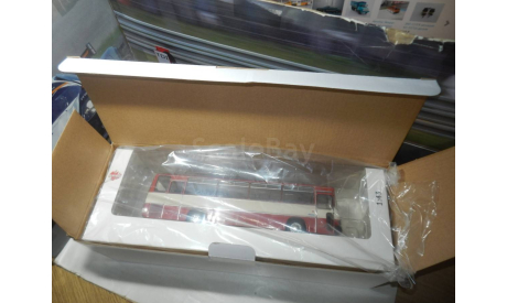 Автобус Икарус-256.54 киноварь, масштабная модель, Ikarus, DEMPRICE, 1:43, 1/43
