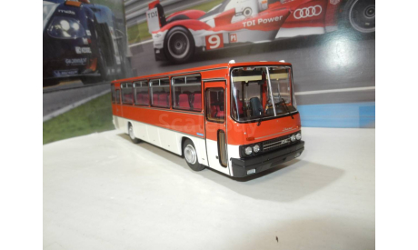 С РУБЛЯ!!! - Автобус Икарус-256.54 скарлат, масштабная модель, Ikarus, DEMPRICE, 1:43, 1/43