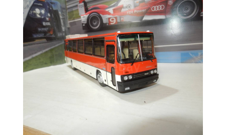 Автобус Икарус-250.70 клюквенный, масштабная модель, DEMPRICE, scale43, Ikarus