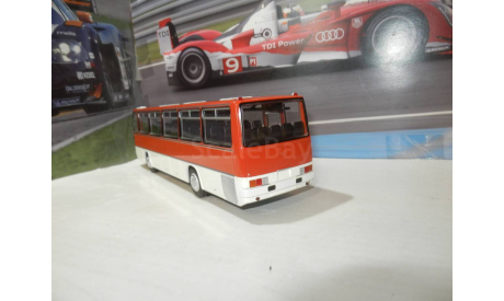 С РУБЛЯ!!! - Автобус Икарус-256.54 скарлат, масштабная модель, Ikarus, DEMPRICE, 1:43, 1/43