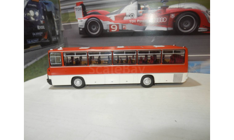 С РУБЛЯ!!! - Автобус Икарус-256.54 скарлат, масштабная модель, Ikarus, DEMPRICE, 1:43, 1/43