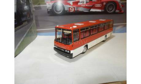 С РУБЛЯ!!! - Автобус Икарус-256.54 скарлат, масштабная модель, Ikarus, DEMPRICE, 1:43, 1/43