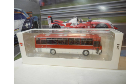 С РУБЛЯ!!! - Автобус Икарус-256.54 скарлат, масштабная модель, Ikarus, DEMPRICE, 1:43, 1/43