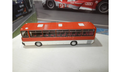 С РУБЛЯ!!! - Автобус Икарус-256.54 скарлат, масштабная модель, Ikarus, DEMPRICE, 1:43, 1/43