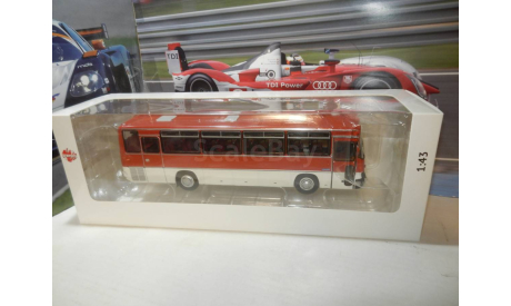 С РУБЛЯ!!! - Автобус Икарус-256.54 скарлат, масштабная модель, Ikarus, DEMPRICE, 1:43, 1/43