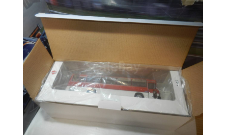 С РУБЛЯ!!! - Автобус Икарус-256.54 скарлат, масштабная модель, Ikarus, DEMPRICE, 1:43, 1/43