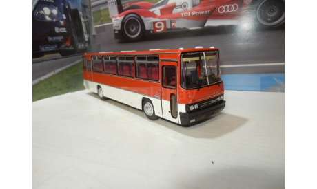 Автобус Икарус-256.54 скарлат, масштабная модель, Ikarus, DEMPRICE, 1:43, 1/43