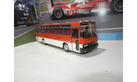 Автобус Икарус-256.54 скарлат, масштабная модель, Ikarus, DEMPRICE, 1:43, 1/43