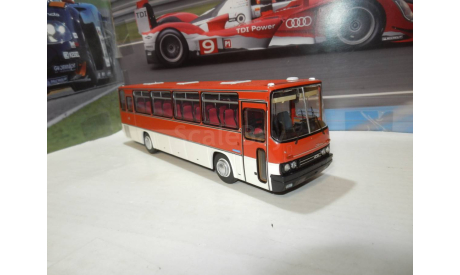 Автобус Икарус-256.54 скарлат, масштабная модель, DEMPRICE, scale43, Ikarus