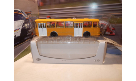 С РУБЛЯ!!! - Автобус ЛиАЗ-677М охра SSM, масштабная модель, Start Scale Models (SSM), 1:43, 1/43
