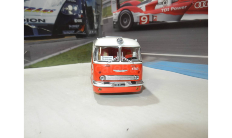С РУБЛЯ!!! - Автобус Икарус-55.14 ализариновый, масштабная модель, Ikarus, DEMPRICE, 1:43, 1/43