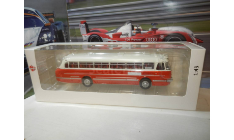 С РУБЛЯ!!! - Автобус Икарус-55.14 ализариновый, масштабная модель, Ikarus, DEMPRICE, 1:43, 1/43
