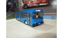 С РУБЛЯ!!! - Автобус ЛиАЗ-5256 синий, масштабная модель, 1:43, 1/43