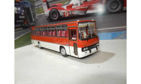 Автобус Икарус-256.51 шарлах, масштабная модель, DEMPRICE, scale43, Ikarus