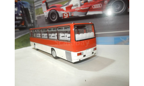 С РУБЛЯ!!! Автобус Икарус-256.51 шарлах, масштабная модель, Ikarus, DEMPRICE, 1:43, 1/43