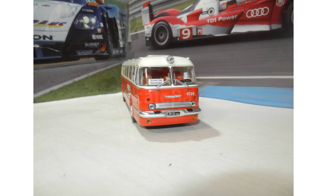 С РУБЛЯ!!! - Автобус Икарус-55.14 ализариновый, масштабная модель, Ikarus, DEMPRICE, 1:43, 1/43