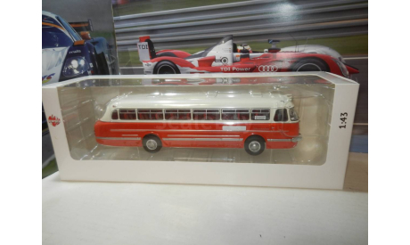 С РУБЛЯ!!! - Автобус Икарус-55.14 ализариновый, масштабная модель, Ikarus, DEMPRICE, 1:43, 1/43