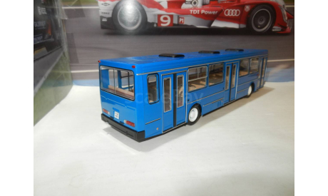 С РУБЛЯ!!! - Автобус ЛиАЗ-5256 синий, масштабная модель, DEMPRICE, 1:43, 1/43
