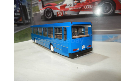 С РУБЛЯ!!! - Автобус ЛиАЗ-5256 синий, масштабная модель, DEMPRICE, 1:43, 1/43