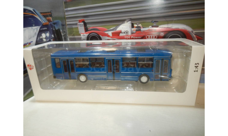 С РУБЛЯ!!! - Автобус ЛиАЗ-5256 синий, масштабная модель, DEMPRICE, 1:43, 1/43