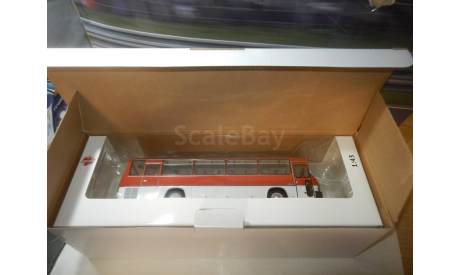 Автобус Икарус-256.54 скарлат, масштабная модель, Ikarus, DEMPRICE, scale43