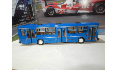 Автобус ЛиАЗ-5256.00 синий, масштабная модель, DEMPRICE, scale43