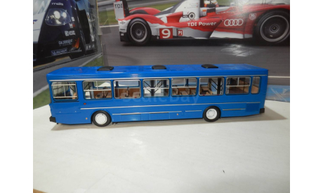 Автобус ЛиАЗ-5256.00 синий, масштабная модель, DEMPRICE, scale43