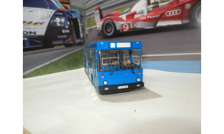 Автобус ЛиАЗ-5256.00 синий, масштабная модель, DEMPRICE, scale43