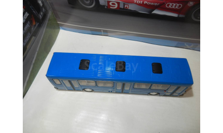 Автобус ЛиАЗ-5256.00 синий, масштабная модель, DEMPRICE, scale43