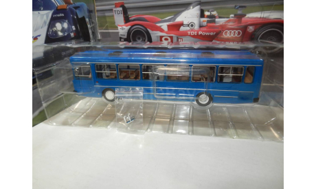 Автобус ЛиАЗ-5256.00 синий, масштабная модель, DEMPRICE, scale43