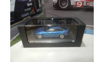 BMW 4 Series Gran Coupe синяя, масштабная модель, Дилерская модель, 1:43, 1/43