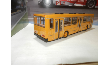 Автобус ЛиАЗ-5256 желтый, масштабная модель, DEMPRICE, scale43