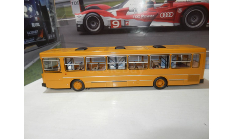 Автобус ЛиАЗ-5256 желтый, масштабная модель, DEMPRICE, scale43