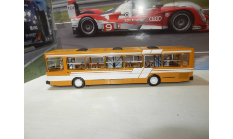Автобус ЛиАЗ-5256 Агат с номерами, масштабная модель, DEMPRICE, 1:43, 1/43
