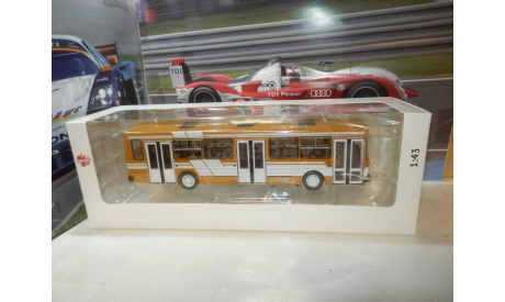 Автобус ЛиАЗ-5256 Агат с номерами, масштабная модель, DEMPRICE, 1:43, 1/43