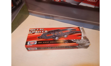 Auto Trailer Metal чёрный, масштабная модель, MOTOR MAX, scale43, Прицеп