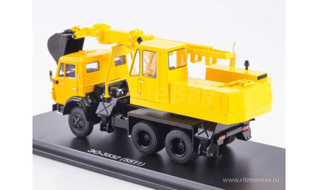 ЭО-3532 (КамАЗ-5511) желтый, масштабная модель, Start Scale Models (SSM), 1:43, 1/43