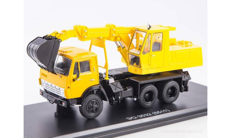 ЭО-3532 (КамАЗ-5511) желтый, масштабная модель, Start Scale Models (SSM), 1:43, 1/43