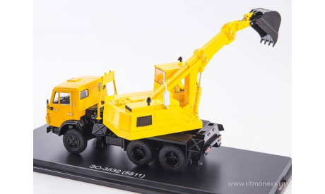 ЭО-3532 (КамАЗ-5511) желтый, масштабная модель, Start Scale Models (SSM), 1:43, 1/43